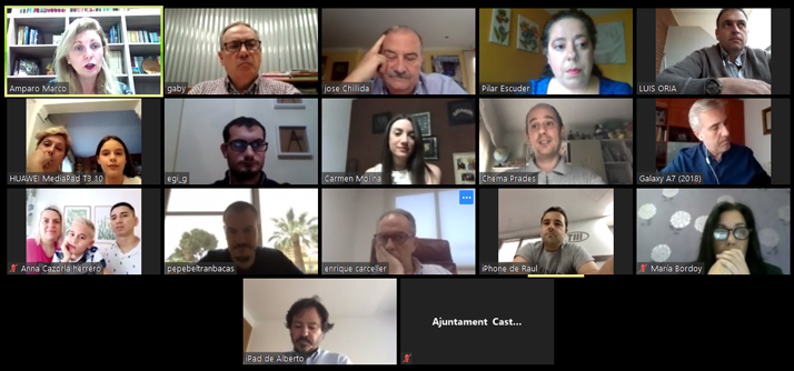 La alcaldesa Amparo Marco y el resto de integrantes del 'món de la festa' acuerdan la suspensión de las Fiestas de la Magdalena 2020